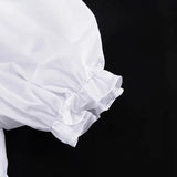 MQTIME  -  Women's White Ruffle 2 Piece Short Outfits Ruffle Crop Top High Waist Shorts Casual Fashion Streetwear Female Sets New