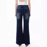 MQTIME  -  Jeans For Women, Retro Micro Flared Plus Size Jeans For Women, Slim Fit And Fashionable Women's Pants