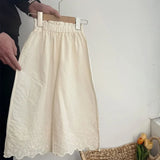 MQTIME  -  New Summer 2-7Yrs Children Clothes Suit Sleeveless Cotton Solid Color Vest+Pants Baby Girls Clothing Set Korean Style