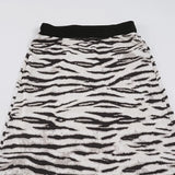  MQTIME  -  Spring and Summer Women's Clothing High Waist Hip Wrap One-step Skirt Zebra Print Split Skirt