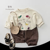 MQTIME  -  Spring New Children Casual Pants Boys Girls Vintage Harem Pants Baby Loose Trousers Solid Toddler Pants Kids Clothes
