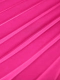MQTIME  -  One Shoulder Pleated A-line Party Dress Sleeveless Elegant Evening Vestidos Backless Gradient Color Femme Club Dress