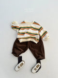  MQTIME  -  Autumn New Children Striped Sweatshirt Long Sleeve Boys Girls Cotton Pullover Loose Kids Casual Sweatshirt Baby Clothes