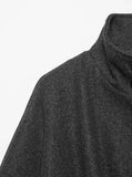 MQTIME  -  Solid Stand Collar Cape Coats Women Casual Batwing Sleeves Button Front Belted Waist Loose Poncho Outerwear Lady Daily Wear New