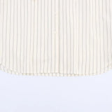 MQTIME  -  Boyfriend Style Striped Loose Full Sleeve White Shirts Women Casual Single Breasted Shirt With Tie Autumn New Women Tops