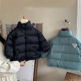  MQTIME  -  Kids Fashion Coats 2-10Y Boys Girls Winter Stand-collar Jackets Toddler Casual Outerwear Children Autumn Fashion Warm Clothes