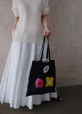 MQTIME  -  Flower Hand-embroidered Bag High-quality Casual Canvas Large Capacity Shoulder Crossbody Bag
