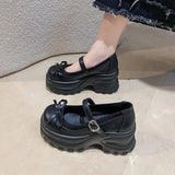 MQTIME  -  New Women Mary Jane Shoes Fashion Bow Platform Casual Shoes for Woman Exquisite Round Head Sneakers Designer Shoes Zapatos Mujer