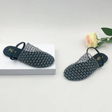 MQTIME  -  Summer New Fashion Mesh Slippers Comfortable Hollow Out Sandals Beach Slides