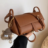 MQTIME  -  New Retro Pillow Bag Simple Solid Color Versatile Personality Single Shoulder Crossbody Bag Fashionable Niche Women's Bag
