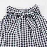 MQTIME  -  Y2k Vintage Plaid Streetwear Low Waist All Match Bow Patchwork Fashion Skirts