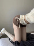 MQTIME  -  Sport Contrast Patchwork Shorts for Women Lace Up Shirring Elastic High Waist Short Pants Sexy Girl Tight Shorts Summer