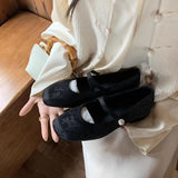MQTIME  -  2024 Autumn Women Low Heel Mary Jane Shoes Loafers Fashion Jacquard Ladies Elegant Shoes Chinese Retro Dress Female Ballerinas