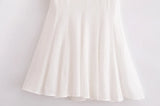  MQTIME  -  Women's Vintage Embroidery Off-Shoulder Mini Suspender Dress Summer Sexy Elegant Street Holiday Clothing