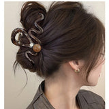 MQTIME  -  Large Rhinestone Hair Claw Clip 2025 New Elegant Updo Hair Accessories for Women Simple Classic Grab 헤어핀 성인 аксессуары для волос