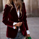 MQTIME  -  Outerwear For Women Long Sleeve Turn Down Collar Loungewear Jackets Solid Single Button Cardigan Coats Streetwear