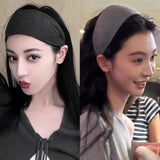 MQTIME  -  New Solid Widen Knitting Hairband For Women Sweet Outside Hair Ornament Headband Fashion Hair Hoops Hair Band Hair Accessories