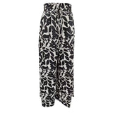 MQTIME  -  Summer Women Wide Leg Pants 2025 New High Waist Yoga Pants Hippie Baggy Trousers Boho Beach Plus Size Palazzo Pants Women