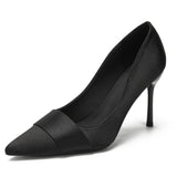 MQTIME  -  French High Heels Women's Spring and Autumn New Thin Heels Pointed Women's Single Shoes