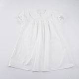 MQTIME  -  Summer Korean Peter Pan Collar Puff Sleeve High Waist Loose Solid All Match Short Woman Dress