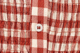  MQTIME  -  Women Elegant Red Plaid Skrit Sets Short Sling Top Camis High Waist Midi Skirts Summer Casual Holiday Beach Outfits