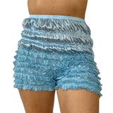 MQTIME  -  Womens Kawaii Lace Ruffle Bloomers Shorts Layered Pettipants Victorian Pumpkin Pants Panties Booty Shorts Lolita Safety Bottoms