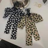 Mqtime Woman Fairyism Ribbon Bow Hair Claw Elastics Hair Band Barrettes Girls Fashion Hair Scrunchies Washing Face Headwear Hairpins