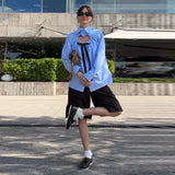 MQTIME  -  Loose Heart Bow Lace-up Blouses Spring New Female Contrast Lapel Single-breasted Full Sleeve Shirt Women's High Street Tops