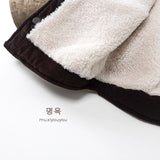  MQTIME  -  Winter New Children Plus Velvet Thick Coat Boys Girls Lapel Cotton Padded Jacket Baby Casual Shirts Jacket Kids Clothes