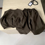 MQTIME  -  Boys Suit Spring and Summer New Childrens Clothes Boys Baby Western Loose Mori Vest Pants Two-piece Set Simple Daily