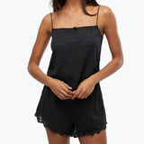 MQTIME  -  Women Sexy Floral Lace Pajama Sets Summer Casual Home Clohtes Sleeveless Camisole+Shorts 2 Pieces Suits Female Elegant Sleepwear