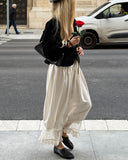 MQTIME  -  Women's Lace Loose Lantern Pants Fashion Commuting Ruffle Casual Wide Leg  Streetwear Daily Trousers New Women Pants 2026