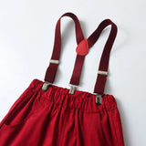 MQTIME  -  Summer Formal Plaid Suit  Boys 2Pcs Short Sleeve Shirt & Suspender Shorts Set Kids Clothes Gentleman Christmas Outfit