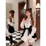 MQTIME  -  2024 New Lolita Kawaii Princess Lace Dress Woman Chic Japanese Style Sweet Y2k Mini Dress Design Elegant Short Party Dress