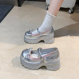 MQTIME  -  New Women Mary Jane Shoes Fashion Bow Platform Casual Shoes for Woman Exquisite Round Head Sneakers Designer Shoes Zapatos Mujer