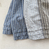 MQTIME  -  New Summer Toddlers Kids Striped Wide Leg Pants Loose Casual Ankle-length Linen Cotton Baby Boys Girls Trousers