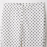  MQTIME  -  Fashion Polka Dot Printed Long Pants For Women Elegant Zipper Mid Waist Straight Leg Trouser Female Street Chic Slim Pencil Pant