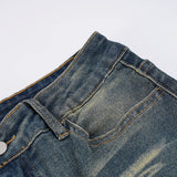  MQTIME  -  Y2k Low Rise Flared Jeans Woman Aesthetic 2000s Clothes Retro Casual  Denim Trousers All Match Bottom Streetwear Pants