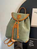 MQTIME  -  High-End Ladies Large Capaci Bapa Faionable Student Bookbag Waterproof PU Leather Casual Travel Bag with Double Straps