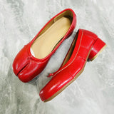MQTIME  -  Spring Autumn Vintage Split Toe Tabi Women Ballet Flats Fashion Soft Walking Loafers Casual Gilrs Lazy Chic Shoes