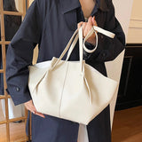 MQTIME  -  Women Shoulder Bag Solid Color Leather Simple Design Large Capacity Women Crossbody Multifunctiona Handbag