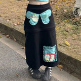 MQTIME  -  Detachable Length Mini/Midi Long Skirt Butterfly Cartoon Skirts y2k e-girl fairycore 2000s grunge korean cloth harajuku japanese