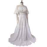 MQTIME  -  ﻿ Maternity Dress Photoshoot Hollow Lace Elegant Pregnancy Gown for Baby Shower Pregnancy Photos Elastic Waist Two-Piece