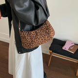 MQTIME  -  Niche Matte Texture Underarm Bag Retro Versatile Dumpling Bag Casual Shoulder Bag
