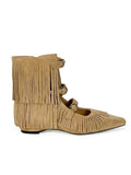 MQTIME  -  Bohemia Women's Shoes Retro Hollowed Out Summer Boots for Woman Exquisite Square Head Ankle Boots Designer Shoes Botas Feminina