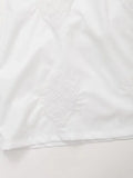 MQTIME  -  White Embroidery Straight Fashion Short Dress 2025 New Hollow Out Lace-ups Sleeveless Women Dress Streetwear Female Clothing