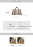 MQTIME  -  Large Capaci Canvas Tote Bag Women's Crossbody Commuter Bag Faionable Single oulder Bag Handbag for Autumn Winter