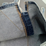 MQTIME  -  Y2k American Raw-edge Denim Vest Crop Top Women Design Zipper Waist Slimming Sexy Hot Girl Spaghetti-strap Top Suspender Top