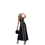 MQTIME  -  Summer New Sleeveless Suspender Neck Sexy Backless Dress Dress Women