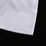 MQTIME  -  Design Ruffled Loose Dress Women's V-neck Tie Bell Sleeve White Commuter Long Dress